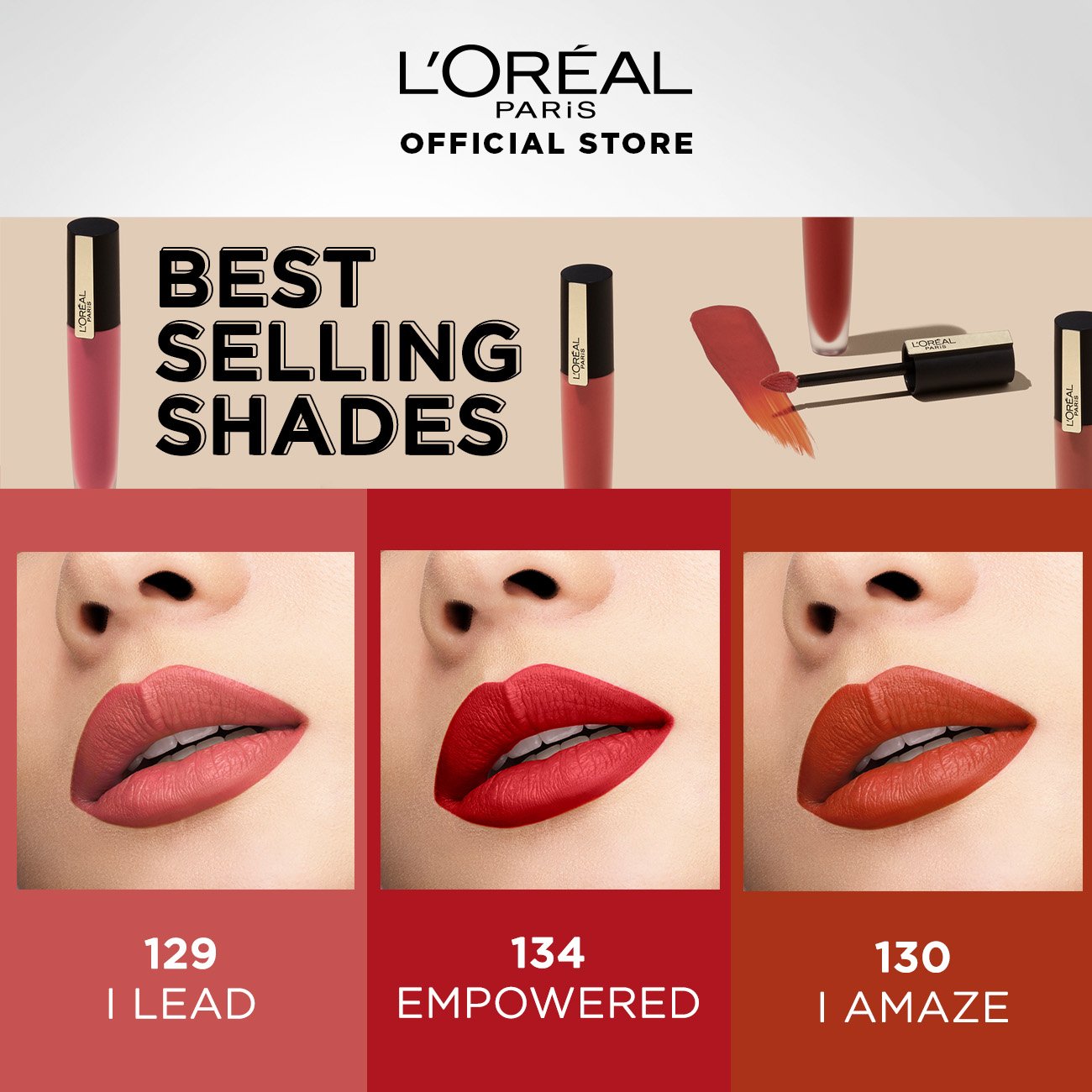 Oap Makeup Lips Rouge Signature Sunset Arm Application Dark Skin